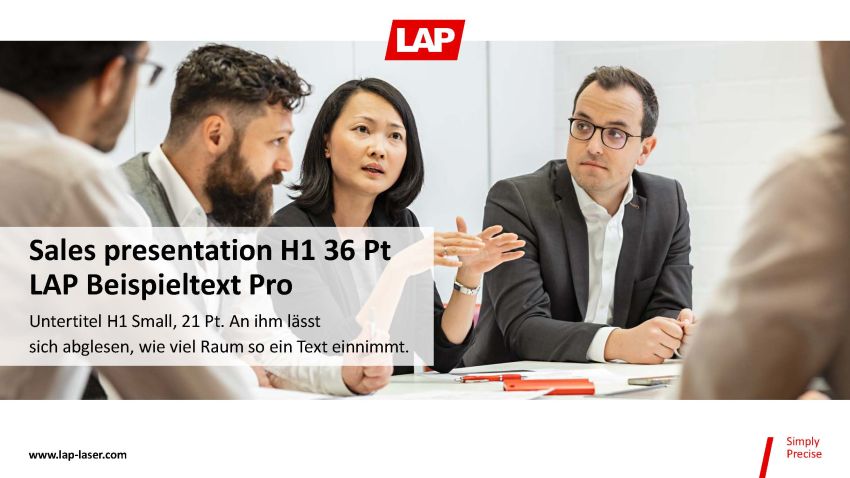 Industriebranche Sales Presentation Ref. 1