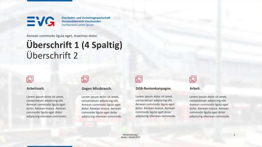 Gewerkschaft  Folienmaster Ref. 3